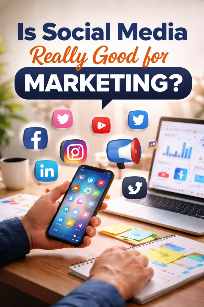 is social media really good for marketing concept